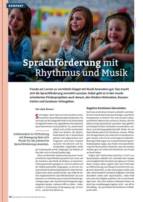 Produktabbildung zu Sprachförderung mit Rhythmus und Musik