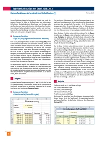 Produktabbildung zu Datumsfunktionen im betrieblichen Umfeld nutzen - Ausgabe 7-8/2019