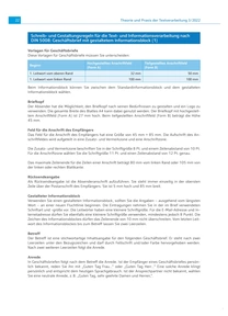 Produktabbildung zu Geschäftsbrief mit gestaltetem Informationsblock - Ausgabe August 3/2022