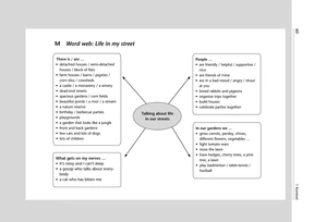 Klassen word web: Life in my street