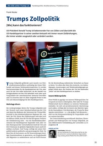 Produktabbildung zu Trumps Zollpolitik - (Wie) kann das funktionieren?