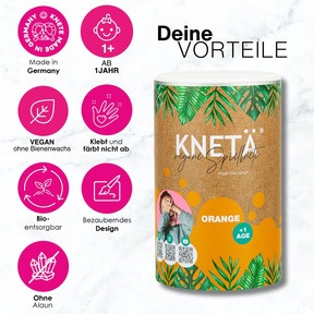 KNETÄ - Vegane Knete für Kinder ab 1 Jahr: Alle Vorteile auf einen Blick