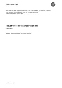 Probeseiten Industrielles Rechnungswesen - IKR - Arbeitsheft, 54. Auflage 2026