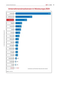 Produktabbildung zu Unternehmensinsolvenzen in Westeuropa 2024 - Ausgabe 03/2026