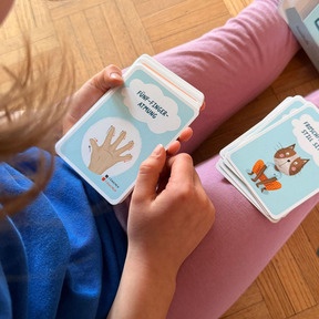 Beispielkarte "Fünf-Finger-Atmung", Themenbereich: Körper & Atem - spüren, was gerade ist