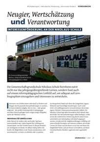 Produktabbildung zu Neugier, Wertschätzung und Verantwortung - Interessenförderung an der Nikolaus-Schule
