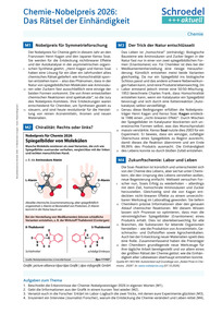 Produktabbildung zu Chemie-Nobelpreis 2026: Das Rätsel der Einhändigkeit - - Chemie ab Klasse 9