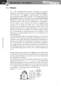 Produktabbildung zu Welt der Zahl - Info: Malplus (Klasse 2) - Fachaufsätze