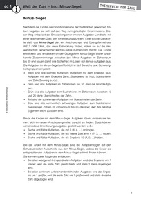 Produktabbildung zu Welt der Zahl - Info: Minus-Segel (Klasse 1) - Fachaufsätze