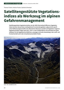 Produktabbildung zu Satellitengestützte Vegetationsindizes als Werkzeug im alpinen Gefahrenmanagement