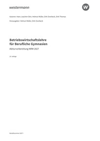 Probeseiten Betriebswirtschaftslehre für Berufliche Gymnasien - Abiturvorbereitung NRW 2027 - Arbeitsheft, 20. Auflage 2025