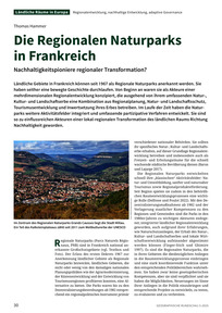 Produktabbildung zu Die Regionalen Naturparks in Frankreich - Nachhaltigkeitspioniere regionaler Transformation?