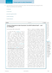 Produktabbildung zu Arbeitsblatt Trumps plan to seize Greenland - inkl. Lösungen