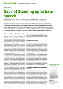 Produktabbildung zu Say no! Standing up to hate speech - Sich in die Rolle einer Aktivistin/eines Aktivisten versetzen