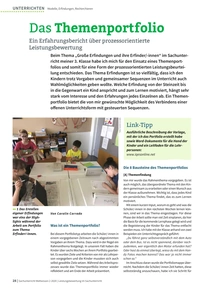 Produktabbildung zu Das Themenportfolio - Ein Erfahrungsbericht über prozessorientierte Leistungsbewertung