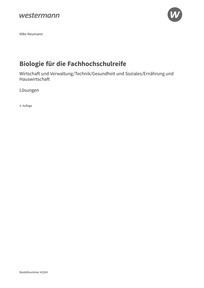 Probeseiten Biologie Fachhochschulreife - Ausgabe 2025 - Lösungen Print on Demand, 3. Auflage 2025