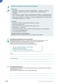 Textbausteine für eine Zusammenfassung