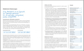 Meine Handschrift: Didaktische Erläuterungen und Inhaltsverzeichnis