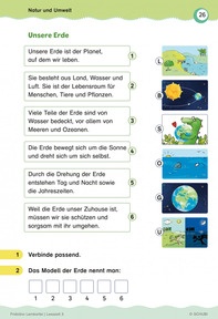 Beispielkarte 26 - Natur und Umwelt - Text- und Bildinformationen zuordnen