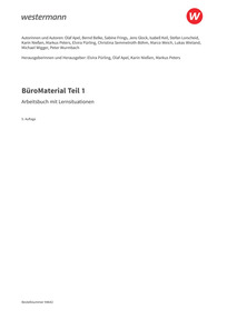 Probeseiten BüroMaterial - Arbeitsbuch mit Lernsituationen Teil 1, 5. Auflage 2025