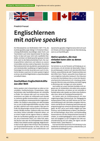 Produktabbildung zu Englischlernen mit native speakers