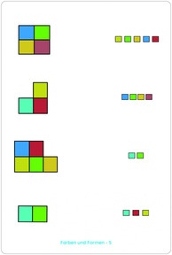 Lemo Kartensatz Farben und Formen. Beispielkarte 2