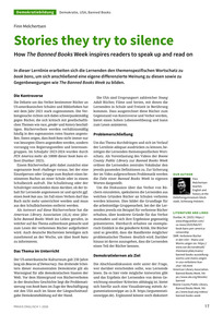 Produktabbildung zu Stories they try to silence - How The Banned Books Week inspires readers to speak up and read on