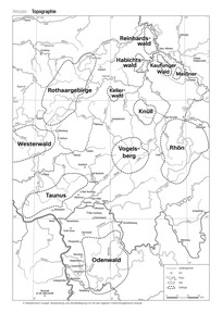 Produktabbildung zu Hessen (Topographie)