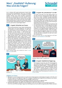 Produktabbildung zu Merz' "Stadtbild"-Äußerung: Was sind die Folgen? - - Politik ab Klasse 9