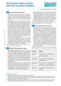 Produktabbildung zu Die Epstein-Akten und die Rolle der (sozialen) Medien - - Fächerübergreifend / Politik ab Klasse 8