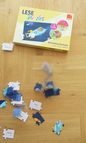 Produktabbildung zu LesePuzzles Grundwortschatz: Nomen - Verben - Adjektive