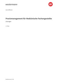 Probeseiten Praxismanagement - Medizinische Fachangestellte - Lösungen - Print on Demand, 2. Auflage 2026