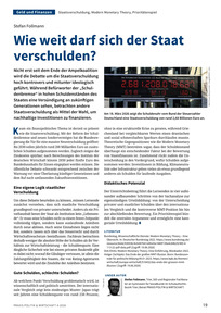 Produktabbildung zu Wie weit darf sich der Staat verschulden?