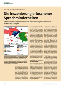 Produktabbildung zu Die Inszenierung erloschener Sprachminderheiten - Ethnotourismus in den italienischen Alpen am Beispiel der Zimbern im Wald des Cansiglio