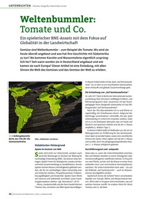 Produktabbildung zu Weltenbummler: Tomate und Co. - Ein spielerischer BNE-Ansatz mit dem Fokus auf Globalität in der Landwirtschaft