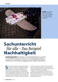 Produktabbildung zu Sachunterricht für alle - Das Beispiel Nachhaltigkeit