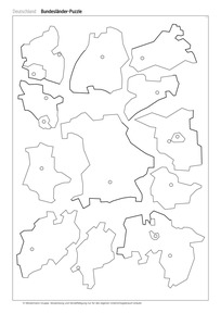 Produktabbildung zu Deutschland - Bundesländer (Puzzle)