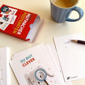 Postkarte verschenken und Freude verbreiten