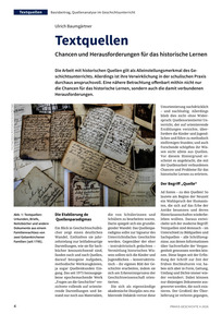 Produktabbildung zu Textquellen - Chancen und Herausforderungen für das historische Lernen