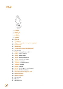 Sattelfest in Deutsch 4: Inhaltsverzeichnis
