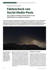 Produktabbildung zu Faktencheck von Social-Media-Posts - Feuer, Fakten und Fiktion: Desinformation zu den Waldbränden in Los Angeles analysieren