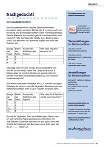 Produktabbildung zu Nachgedacht! - Schokoladentafeln