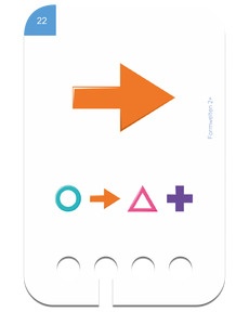 Erste Übungen - Formwelten. Beispielkarte Pfeil