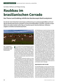 Produktabbildung zu Raubbau im brasilianischen Cerrado - Das Thema Land Grabbing mithilfe des Basiskonzepts Macht analysieren