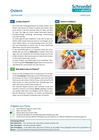 Produktabbildung zu Ostern (sprachsensibel) - - Fächerübergreifend ab Klasse 5