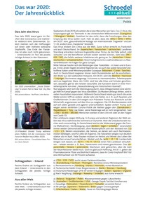 Produktabbildung zu Der Jahresrückblick 2020 - - Politik ab Klasse 7