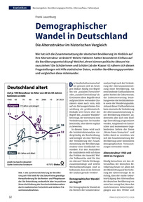 Produktabbildung zu Demographischer Wandel in Deutschland - Die Altersstruktur im historischen Vergleich