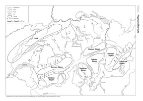 Produktabbildung zu Schweiz - Physische Übersicht