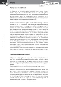 Produktabbildung zu Themenwelt der Zahl: Rechendrachen - Kommentar - Monatsspecial September 2016