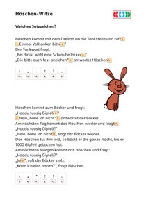 Häschen-Witze - Satzzeichen - S. 26